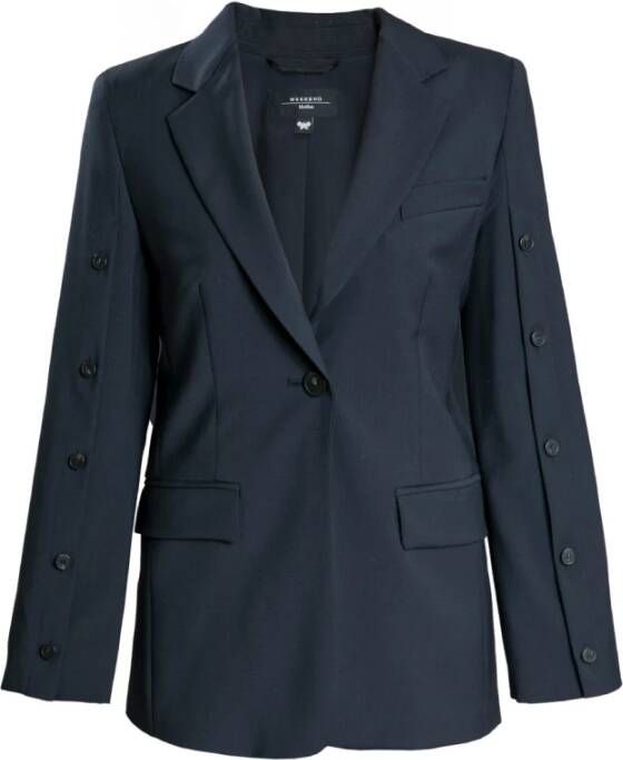 Max Mara Weekend Blazerjas Blauw Dames