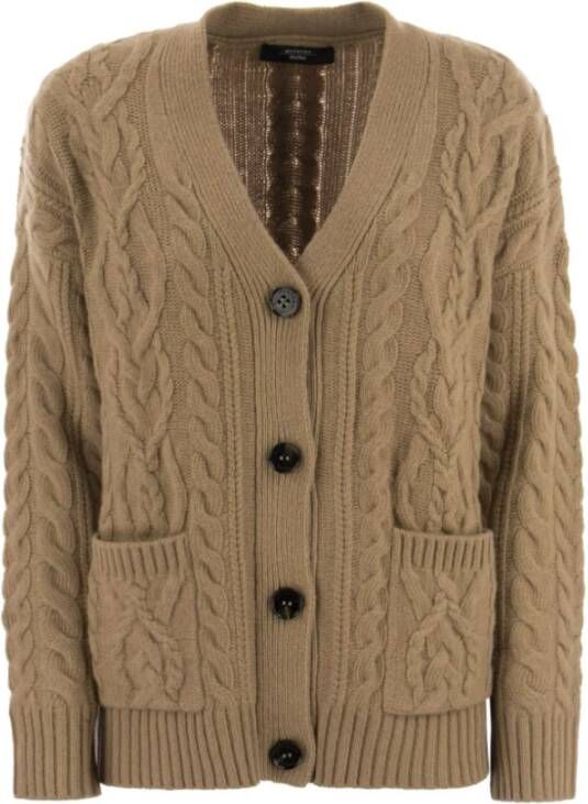 Max Mara Weekend Kameel Truien Sponda Collectie Brown Dames