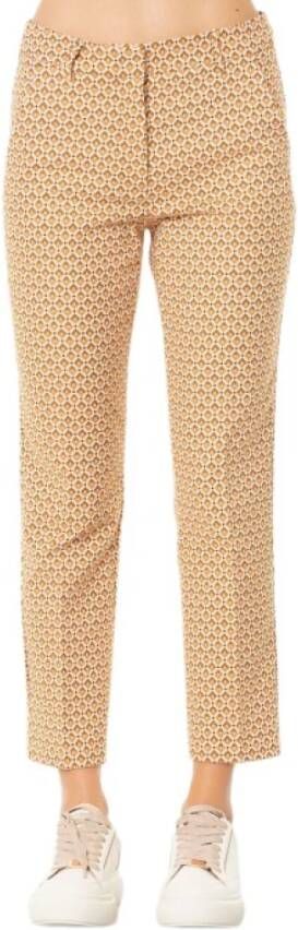 Max Mara Weekend Chino`s Beige Dames