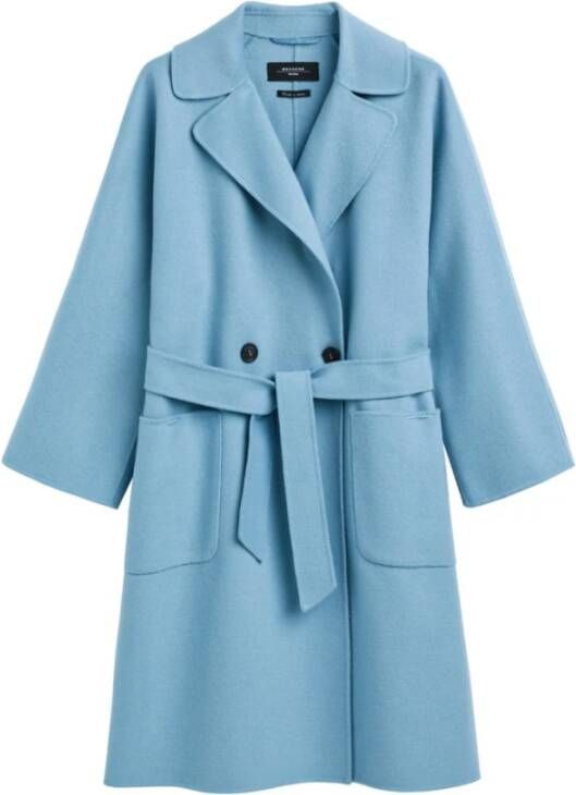 Max Mara Weekend Coats Blauw Dames