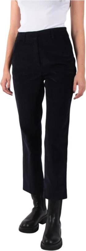 Max Mara Weekend Cropped Trousers Blauw Dames