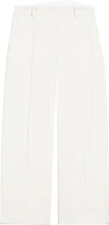 Max Mara Weekend Cropped Trousers Wit Dames