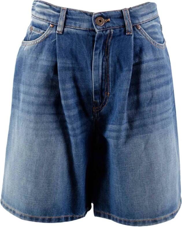 Max Mara Weekend Denim Shorts Blauw Dames
