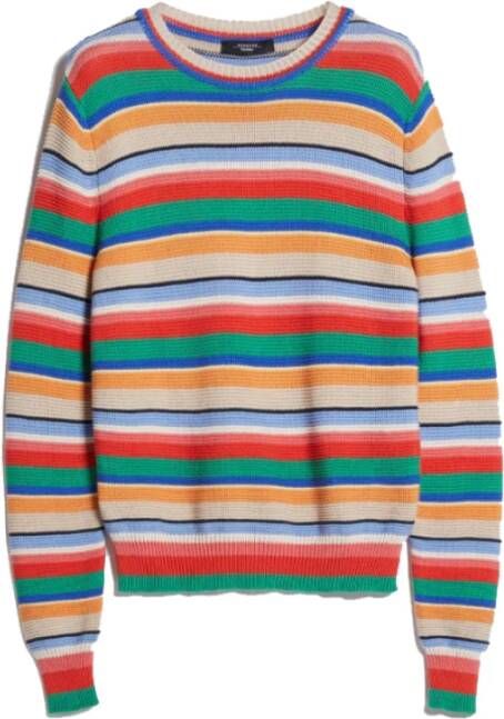 Max Mara Weekend Derris Striped Sweater Rood Dames