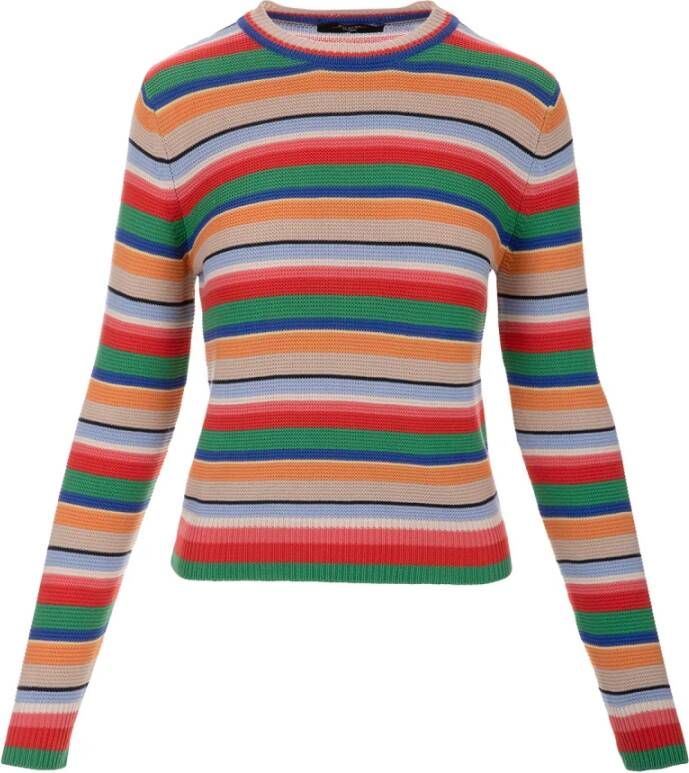 Max Mara Weekend Gebreide kleding met ronde hals Rood Dames
