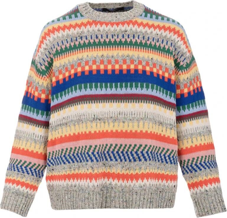 Max Mara Weekend Gebreide kleding met ronde hals voor vrouwen Meerkleurig Dames
