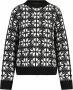 Max Mara Weekend Gezellig Gebreid Patroon Zwart Dames - Thumbnail 1