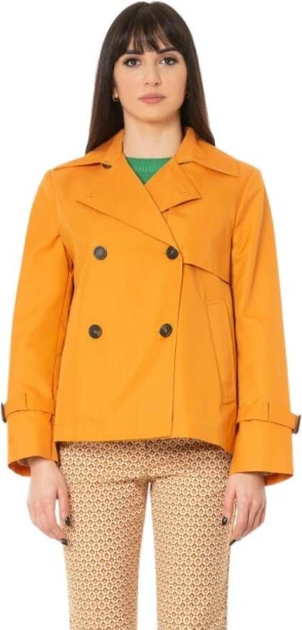 Max Mara Weekend Lichte jas Oranje Dames