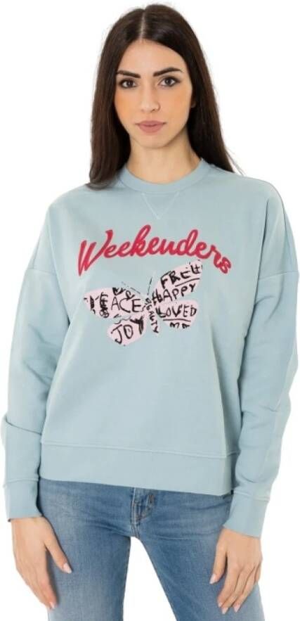 Max Mara Weekend Logo Blauw Dames