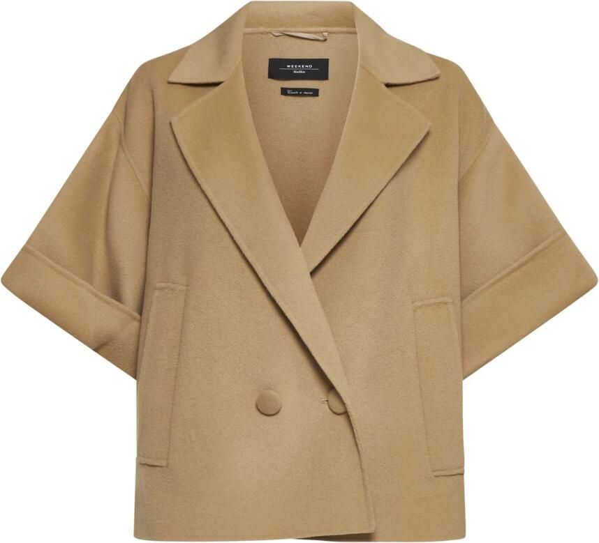 Max Mara Weekend Beige Navarra Jas met Kimono Mouwen Beige Dames - Foto 5