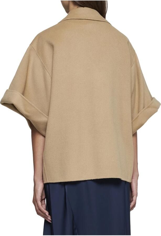 Max Mara Weekend Beige Navarra Jas met Kimono Mouwen Beige Dames - Foto 3