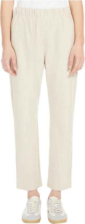 Weekend Max Mara Regular fit stoffen broek met elastische band model 'ELFO'