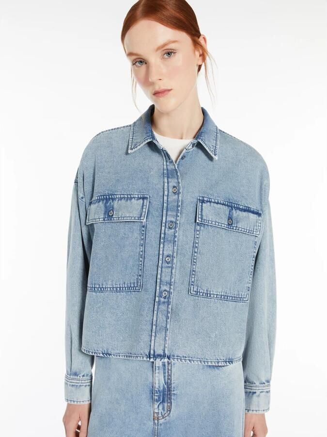 Max Mara Weekend Denim Shirt Zemira Jeans Blue Dames - Foto 2