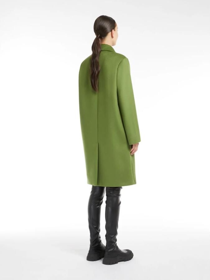 Max Mara Weekend Groene dubbelrijige wollen jas Green Dames - Foto 2