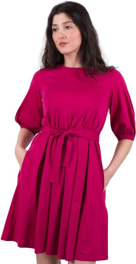 Weekend Max Mara Knielange jurk met strikceintuur model 'JUMBO' - Foto 5