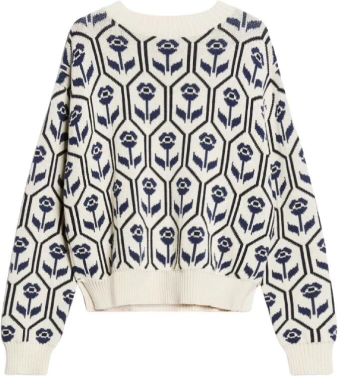 Max Mara Weekend Katoenen Diamant Bloemenpatroon Top Multicolor Dames - Foto 4