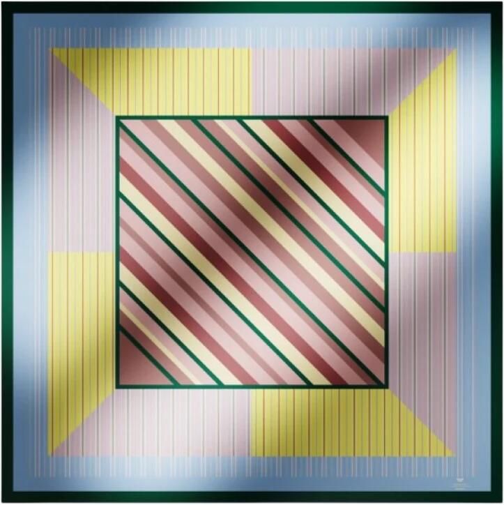 Weekend Max Mara Zijden sjaal met all-over motief model 'UBERTA'