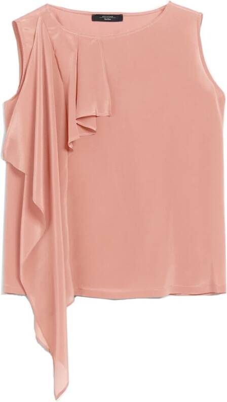 Max Mara Weekend Mouwloze Top Roze Dames