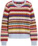 Max Mara Weekend Multicolor Katoenmix Trui met Waaiersteek Meerkleurig Dames - Thumbnail 1