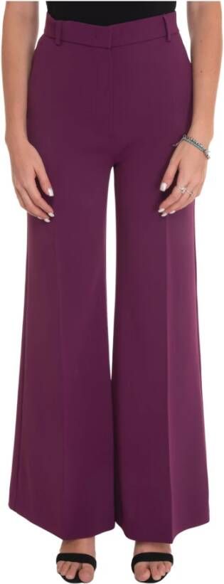 Max Mara Weekend Ovada Palazzo Broek Purple Dames
