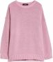 Max Mara Weekend Risotto Steek Katoenmix Trui Roze Dames - Thumbnail 1