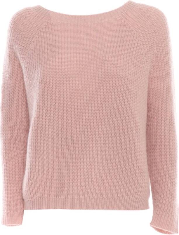 Max Mara Weekend Ronde Hals Gebreide Kleding Roze Dames
