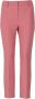 Max Mara Weekend Roze Bi-Stretch Canvas Broek Roze Dames - Thumbnail 1