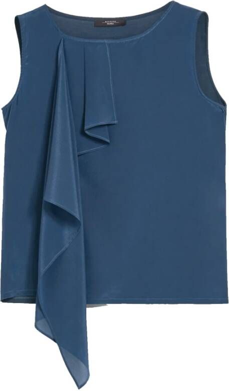 Max Mara Weekend Sequoia top Blauw Dames