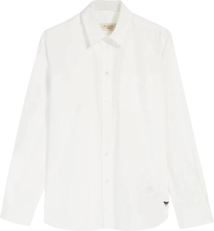 Max Mara Weekend Stijlvolle Witte Katoenen Shirt voor Vrouwen White Dames
