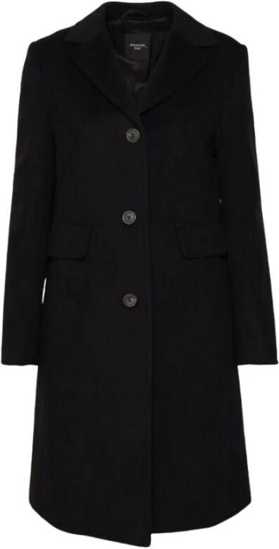 Max Mara Weekend Single-Breasted Coats Zwart Dames