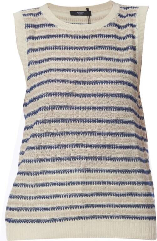 Max Mara Weekend Sleeveless Tops Beige Dames