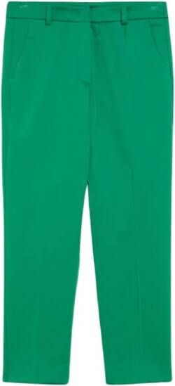 Max Mara Weekend Stijlvolle groene chino`s voor vrouwen Groen Dames