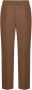 Max Mara Weekend Bruine Wollen Flanellen Broek Brown Dames - Thumbnail 1