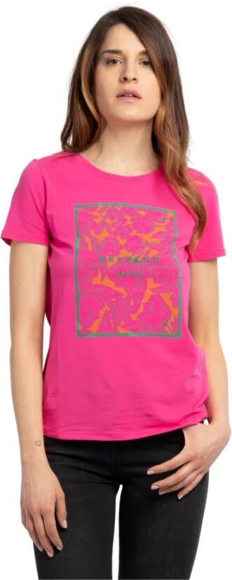 Max Mara Weekend T-Shirts Roze Dames
