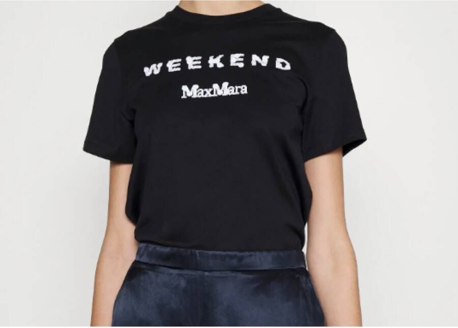 Max Mara Weekend T-Shirts Zwart Dames