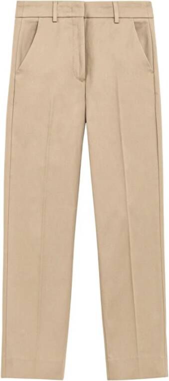 Max Mara Weekend Cropped Trousers Beige Dames