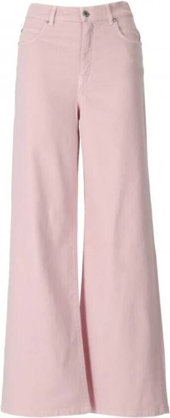 Max Mara Weekend Trousers Pink Roze Dames
