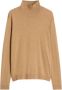 Max Mara Weekend Zijden en wollen trui met zachte volume Brown Dames - Thumbnail 1