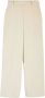 Max Mara Weekend Fluwelen katoenen palazzo broek Beige Dames - Thumbnail 1