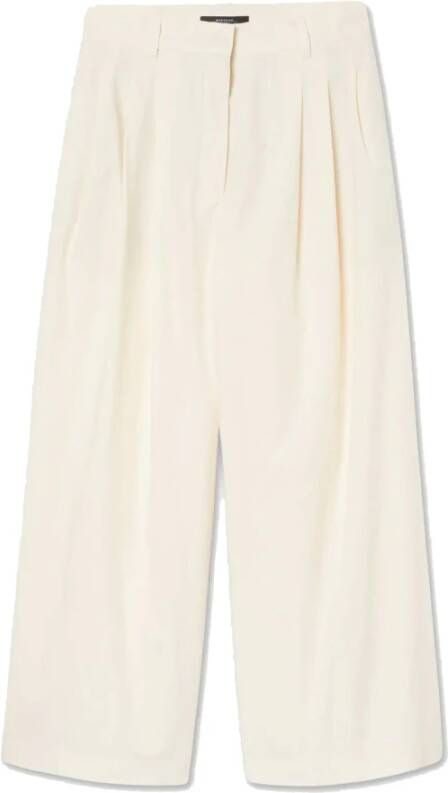 Max Mara Weekend Wijde broek Beige Dames