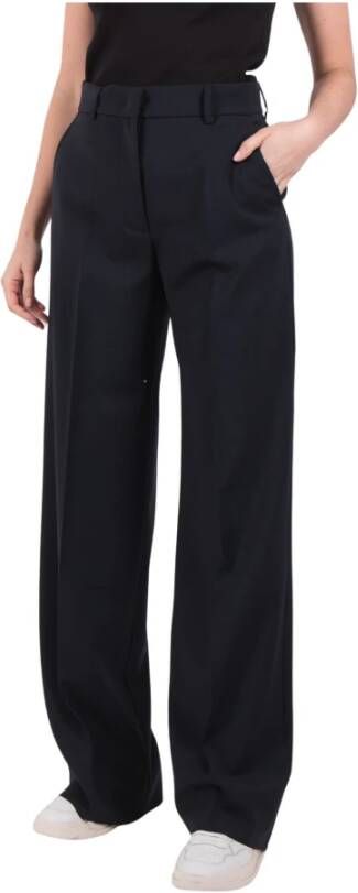 Max Mara Weekend Wijde broek Blauw Dames