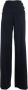 Max Mara Weekend Wijde Broek met Hoge Taille van Wolmix Blauw Dames - Thumbnail 1