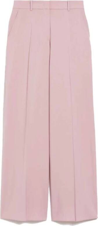 Max Mara Weekend Wijde broek Roze Dames