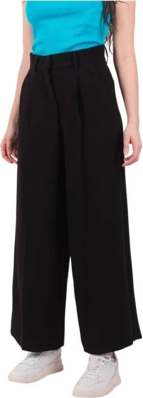 Max Mara Weekend Wijde broek Zwart Dames