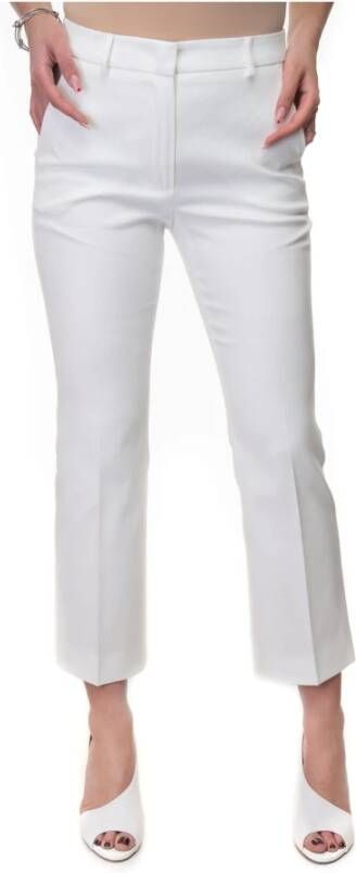 Max Mara Weekend Katoenen trompetbroek met bustier White Dames