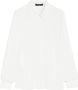 Max Mara Weekend Zijden Crêpe de Chine Overhemd White Dames - Thumbnail 1