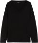 Max Mara Weekend Zwarte Trui van Zijde en Katoen Zwart Dames - Thumbnail 1