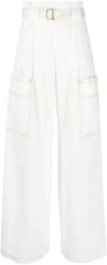 Max Mara Wide Trousers Wit Dames