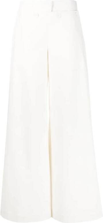 Max Mara Wide Trousers Wit Dames