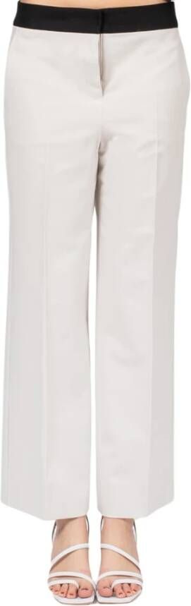 Max Mara Wijde broek Grijs Dames